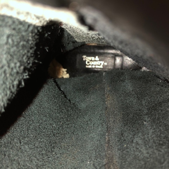 Vintage TOWN & COUNTRY Black Leather Strap Detail Flat Boots Sz 6.5 - Picture 9 of 10